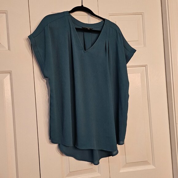 Simply Vera Vera Wang Teal-Green XXL blouse - Picture 5 of 5